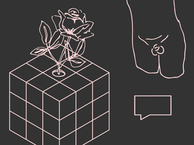 Send Nudes gif noodz romance rose text