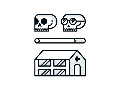Smoking Kills cig cigarette hospital skull skulls
