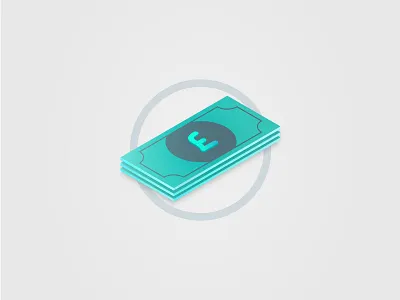 Pounds gradient icon icons isometric now pay web