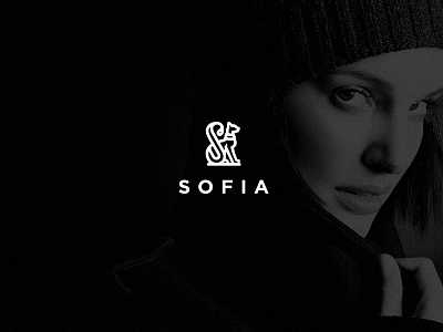 Sofia cat icon jewelery logo