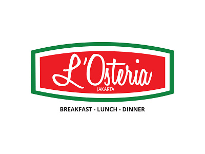 L' Osteria Jakarta indonesia italiana jakarta madebyvk restaurant resto stickers