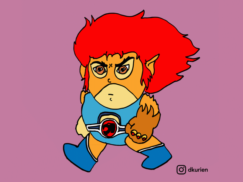 Lion-O - Walking 80s 80scartoon animated gif animation liono lordofthethundercats thundercat thundercats thundercats ho