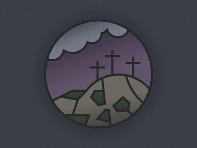 Good Friday church cross easter jesus skull