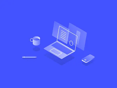 "Why I ditched Sketch for Webflow" illustration isometric sketch web design webflow