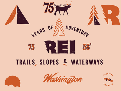 REI illustration reillysauer typography