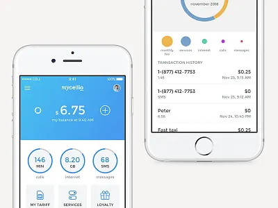 mycellio mobile app app application design interface mobile pure ui ux