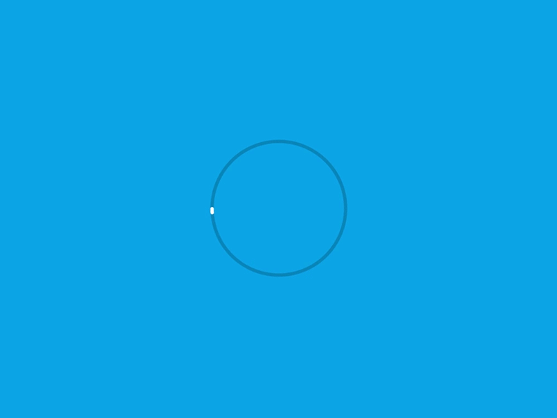 Loading Spinner animation circle loading momentum spinner