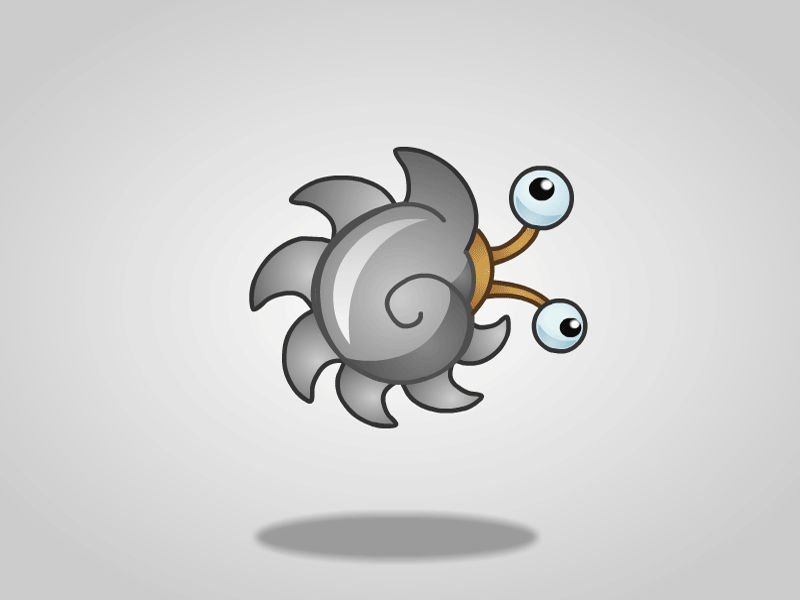 Mr. Saw Cell bacterium cartoon cell game microbe microorganism sprite