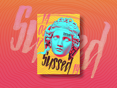 ☝ static eyes☝ #19 • Sussed 2017 brazil colours design duotone freelance gradient portfolio poster sculpture type typography