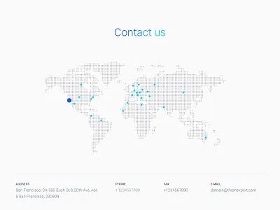 Contact Us 2017 blog corporate creative joomla minimal template web design website