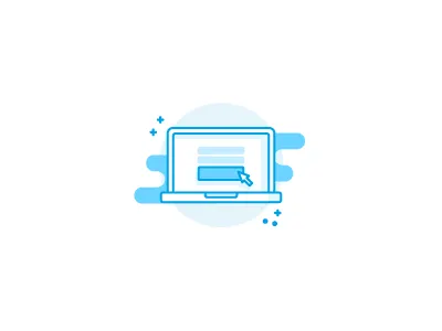 Laptop illustration / icon computer icon icons illustration illustrator laptop lineart mac monochrome notebook outline vector