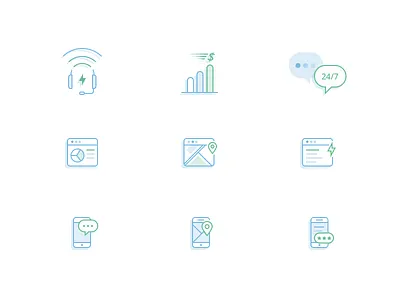 Roadside Assistance Icons assistance icon icons landing page marketing roadside startup