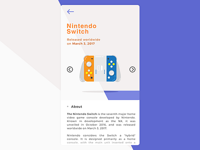 Nintendo Switch about console design game illustration nintendo switch