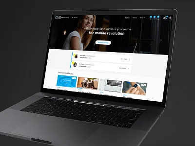 Coorpacademy Platform academy cards courses design digital formation gamification mooc product ui ux web