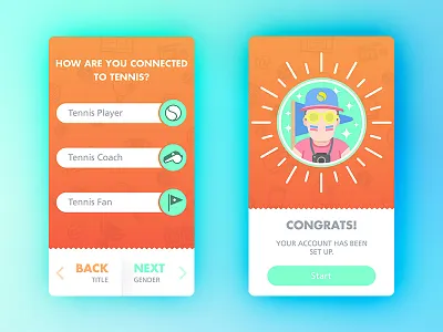 Tenistik App Screens android app app design appdesign icons interface ios screendesign tennis ui