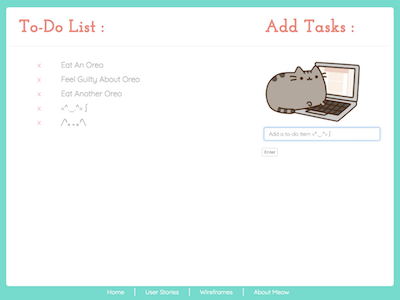 WDI Project #2 - Pusheen's Tasks css express html javascript mobile mongodb node pusheen web design web development