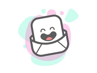 Logo app asset emote envelope icon logo paper