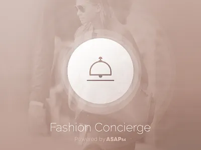 Fashion Concierge app brand branding color palette fashion icon