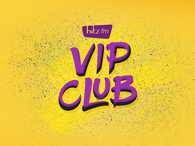 hitz fm VIP Club brush fm font hitz spray