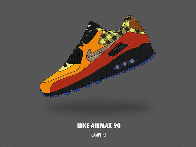 Nike Air Max 90's 90 air illustrator max nike shoes