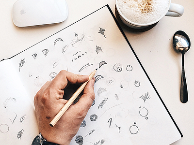 Concepts concept design elegant form idea logo logo design minimal modern negative space simple sketch