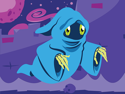 Ghoul character design game design ghost goul illustration vector