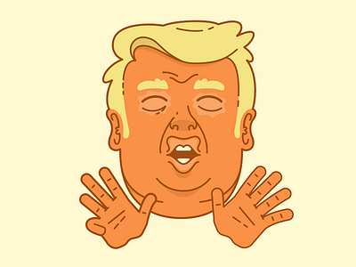 Ridiculous Trump iOS Sticker pack blake stevenson donald trump funny illustration ios jetpacks and rollerskates jetpacksandrollerskates president trump usa