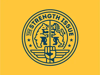The Strength Issue Seal One 828 badge bear fist lion strength
