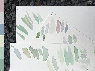 Color Palette color color palette paint painting swatches watercolor wedding invite