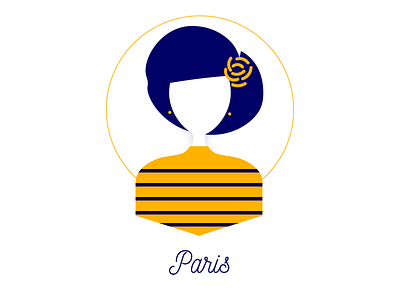 Paris // Hairstyle baguette charme jean paul gaultier paris romantic rose stripes woman