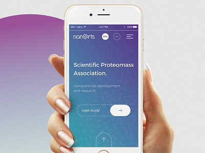 nan@rts - visual identity brand branding logo logotype nanoparticles uiux webdesign