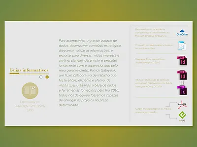 Rio 2016™ | Official Sport Information Guides | 04 e publishing graphic design information design publishing strategic content strategic design