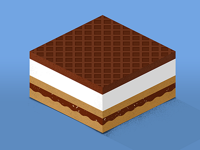 Snack Time dessert food isometric