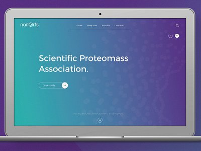 nan@rts - visual identity brand branding logo logotype nanoparticles uiux webdesign