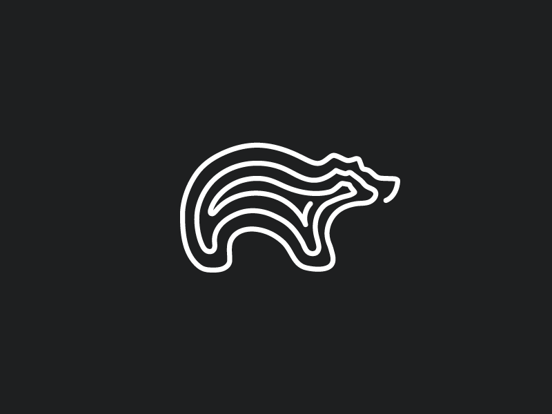 This is Bears Ears - Custom loading animation bear bears ears loader patagonia upperquad