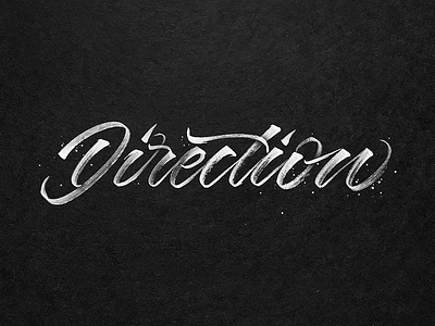 Direction brushtype calligraphy handlettering handmade handmadetype lettering logotype maker sketch tombow