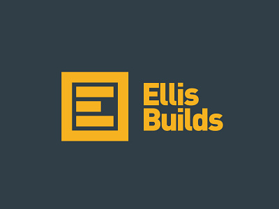 Ellis Builds build construction din e logo