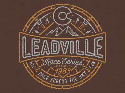 Leadville Race Series / Axes bike colorado cycling distress graphic leadville life time mountain race t shirt