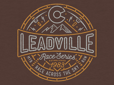 Leadville Race Series / Axes bike colorado cycling distress graphic leadville life time mountain race t shirt