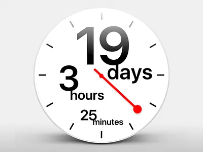DailyUI 014 - Countdown Timer clock countdown dailyui swiss timer