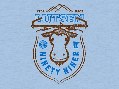 Lutsen Ninety Niner KIDS bar ends bike cycling handlebars head lutsen moose mountain plaque race