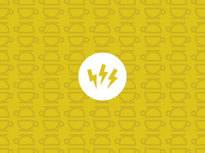 Electabuzz Coffee Co Pattern: Pokestops IRL brand branding coffee electabuzz icon logo pokemon pokemon go pokestop