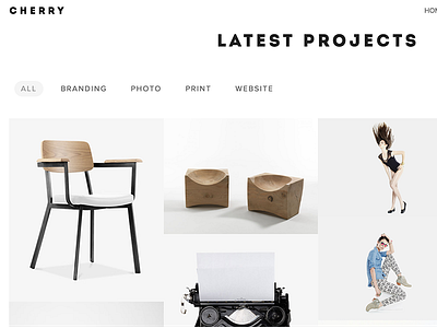 Cherry - Multi-Purpose Portfolio WordPress Theme agency business freelancer gallery minimal modern multipurpose photography photos portfolio shop studio