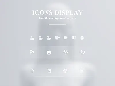 V Sport - Icons app body elegant healthy icon management personal ui ux v sport