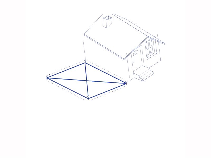 Do It Yourself with Coolaroo animation blue print building construction diy drawings instructions monochrome