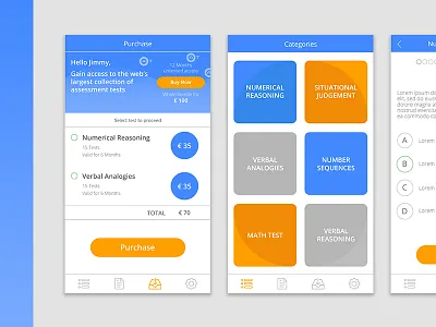 AT App app blue ios learning ui ux