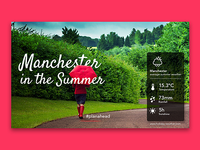 Social Media Card campaign card icons infographics social media typography ui weather weather ui
