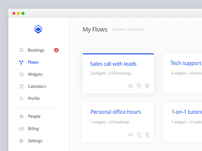 Timekit admin nav admin cards sidebar timekit