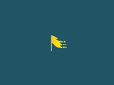 Digital Flag abstract branding flag flow freelance logo designer icon logo design studio logo mark pixel simple logo startup technology logo