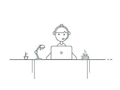 Telephone customer service flower girl pot telephone